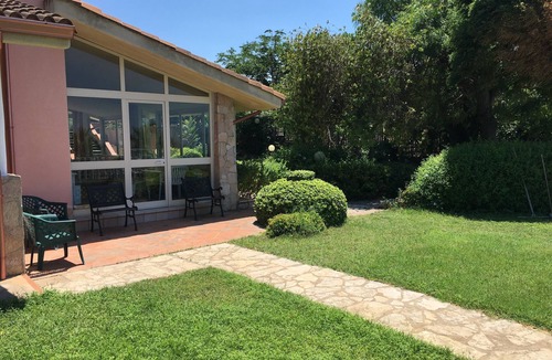 Trappeto Villa | Villa with exclusive sea view and beautiful panoramic garden sleeps 11