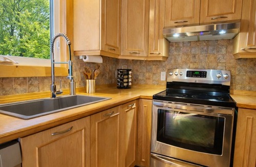 Saint-Remi-de-Tingwick Ski Chalet | Waterfront cottage with spa, lots of activities nearby