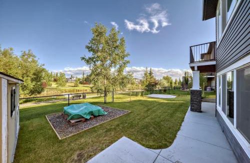 Airdrie House | Waterfront Home, Fireplace, 90 min to Banff