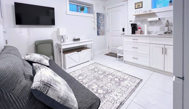 1 Bedroom with WIFI, Laundry, Queen Bed, Sofa Bed. Close to Transit and Grocery