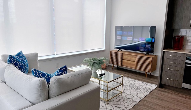 2 Bed, 2 Bath, Generous sized new condo, Free underground parking, Whole Food