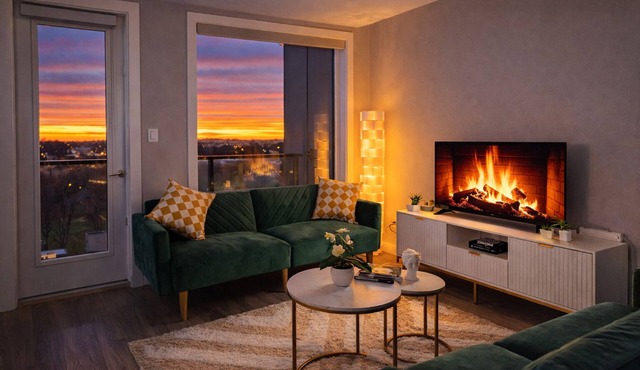 2BR Designer Suite St Vital Topfloor City Views