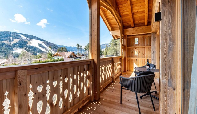 Apartment "Les Ciases Chalets Dolomites Apt 3" with Private Balcony, Shared Sauna & Wi-Fi