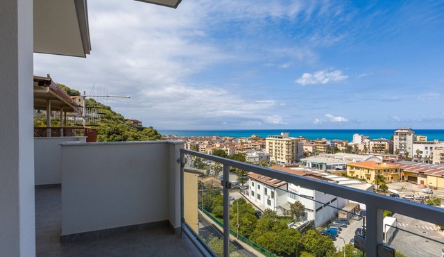Apartment 'Casa Panoramica' with Sea View, Balcony and Air Conditioning