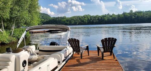 Au Bord du St-Maurice navigable river spa and ski