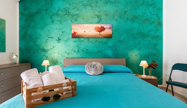 B&B Nodo Francescano - Green Room with Sea View, Wi-Fi and Air Conditioning