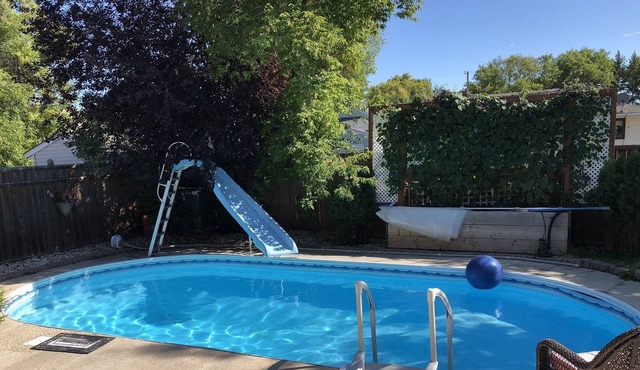 Backyard oasis awaits. Enjoy your stay.