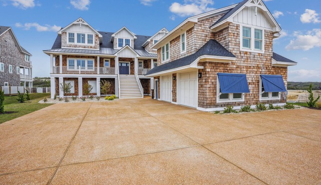 Basnight - Beautiful New Construction Oceanfront Home with Elevator, Theater, Gameroom and Ocean Views!