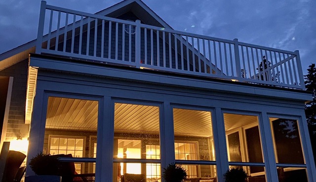 Beach house on private white sand beach