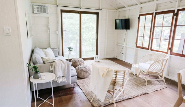 Bowerbird Stays Bright and Beachy Vintage Cabin