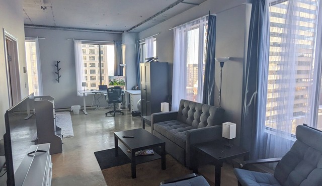 Bright spacious loft located near Ice and Arts district downtown Edmonton