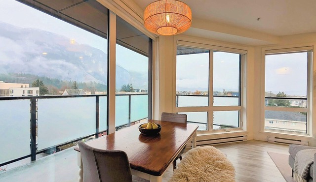 Downtown Squamish Penthouse with Mountain and Ocean Views