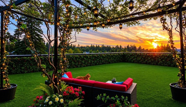 Enchanted Rooftop Escape | Beautiful Sunsets