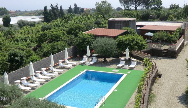 Etna-View Villa with Garden and Pool