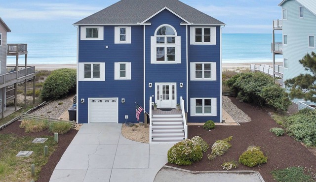 FALL DISCOUNTS, OCEANFRONT HOME, 6 BR, 5 BA, POOL, HOT TUB, ELEVATOR, GAME ROOM