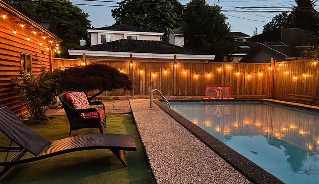 Family vacation private suite with pool and hot tub access
