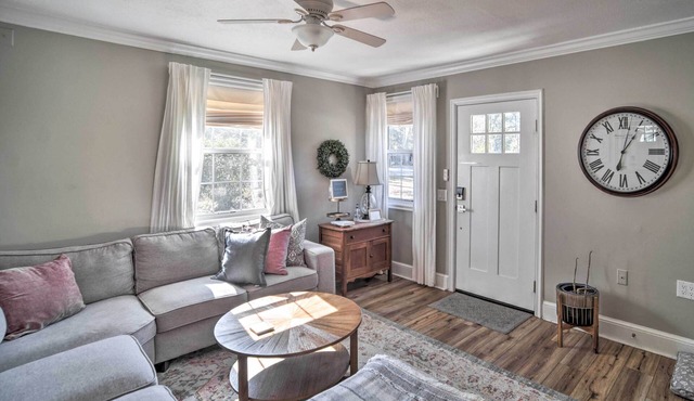 Fire Pit + Yard: Charming Port Royal Home!