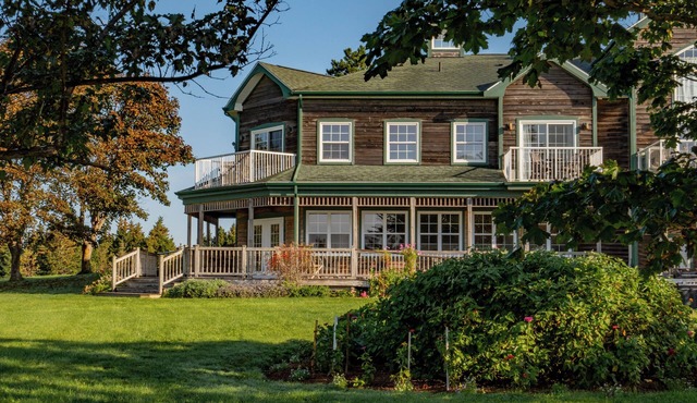 Ground level waterfront 2 bedroom with wrap around porch