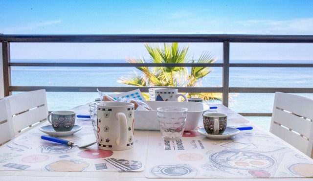 Holiday Apartment 'Solkira' close to the Beach with Sea View, Balcony & Wi-Fi