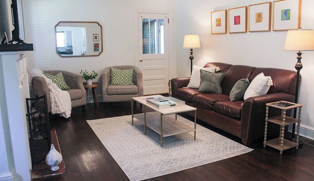 Just updated! Downtown Greer house. Walk to downtown shops. Fenced in backyard