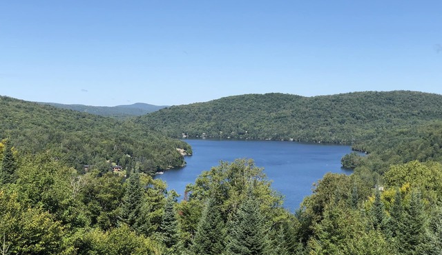 Luxurious comfortable Lakeview Cap Tremblant Smart Home Condo with A/C