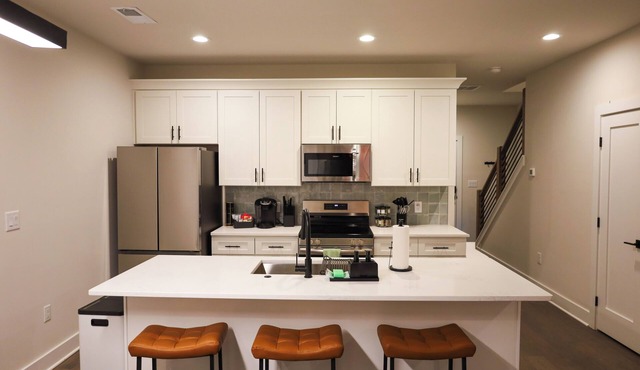 Luxury new construction centrally located townhome, with attached Garage