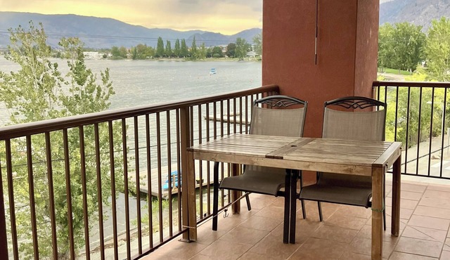 Luxury top-floor Penthouse with private dock, pool and stunning lake views.