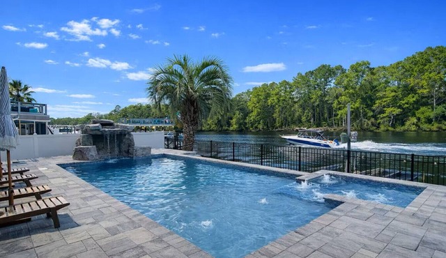 Luxury Waterfront Estate | Pool, Theater, Sleep 20