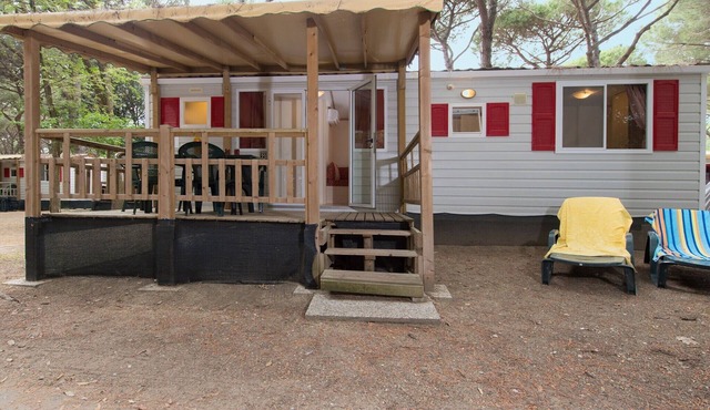 Mobile Home in Po Delta Park with Beach Access