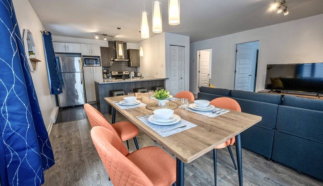 Modern apartments 2 Bedrooms 4 beds AC Wi-Fi Free Parking Smart TV