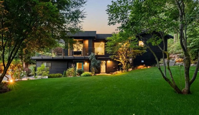 Modern Deep Cove - sleek design, peaceful vibes, in your own slice of paradise.