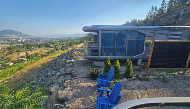 Modern Glass Pod on Vineyard