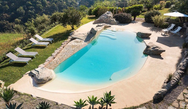 My Rental Homes - Villa Milo with pool, hot tub, garden, sea view