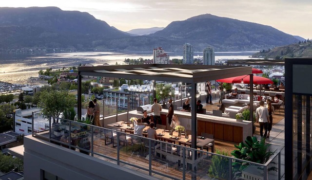NEW 2-bedroom condo in Downtown Kelowna with LAKE views & 25th FL access