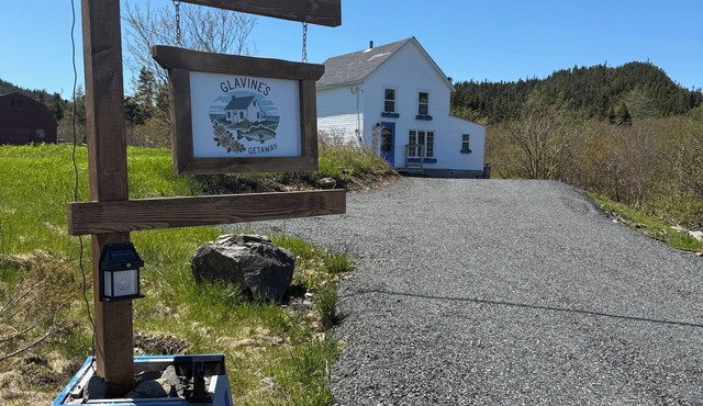 Ocean view saltbox style house