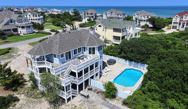 Oceanside, 7 BRs, Private Pool, Den, Rec Rm, 350 ft to Beach access, PI54, Fore Sea Suns