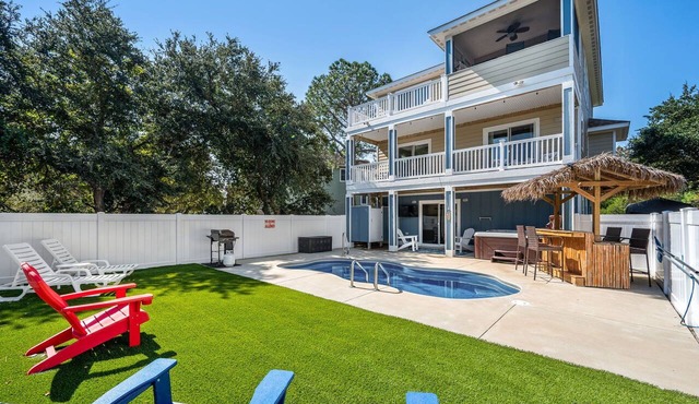Oceanside,Pool,Spa,PinBall,7MinWalk2Beach&Sound New