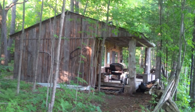 Off Grid Cabin sleeps 2 comfortably and additional 2 on futon.