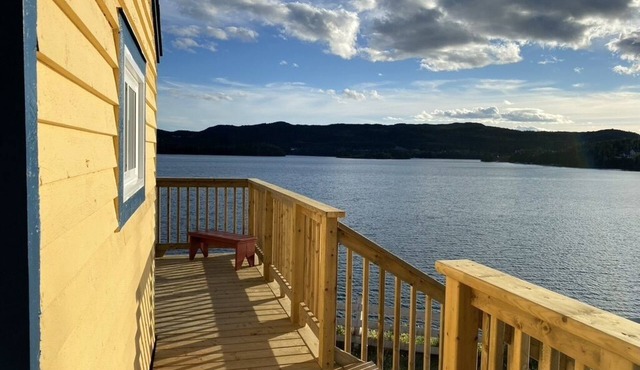One bedroom two bath beach house over looking the ocean.