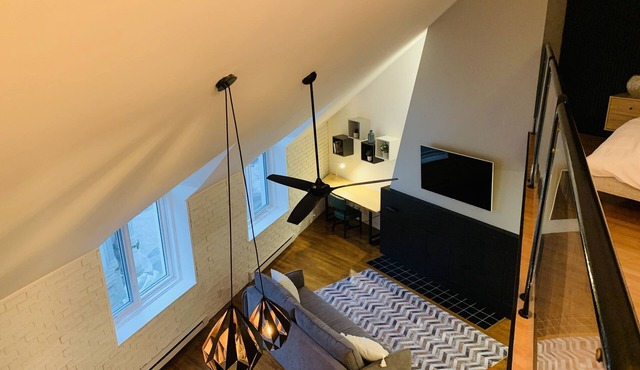 Open-space Penthouse in heart of Old Québec - Perfect for 30-day + stays!