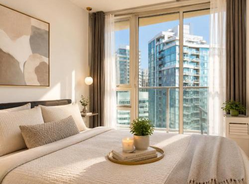 Prime Hamilton Street 2-Bedroom Vancouver Stay
