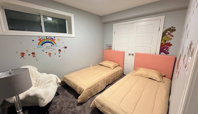 Prime Location 2 bedroom Basement Suite ideal for families and groups.