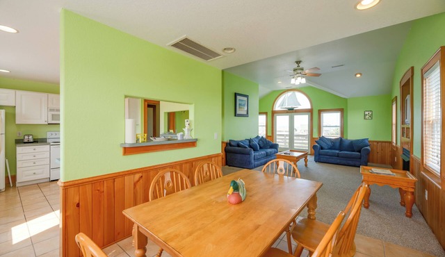 Quiet Hatteras Duplex With Decks ~ 1 Mile to Beach