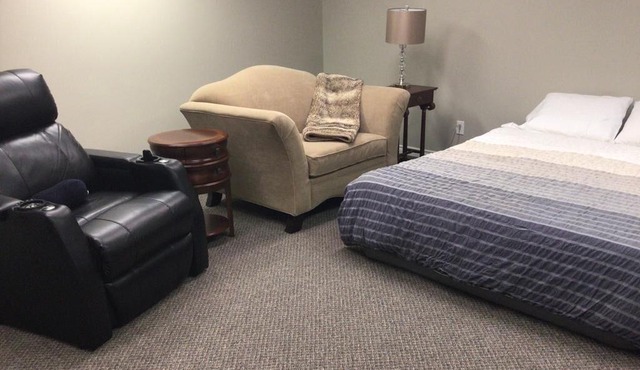 Quiet suite near beach. Serene setting with patios and space to BBQ