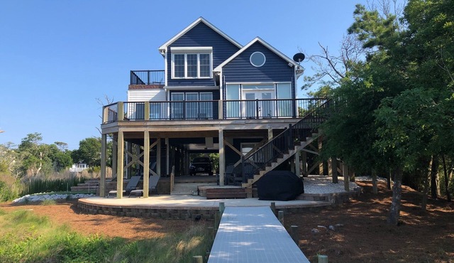 Relax, Play, Enjoy at OFFSHORE BLUE - Sound Front Home 4 BR 2 Bath
