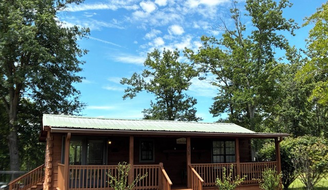 Rustic Refuge: Simple Comfort tucked into the Blue Ridge Foothills- Log Cabin