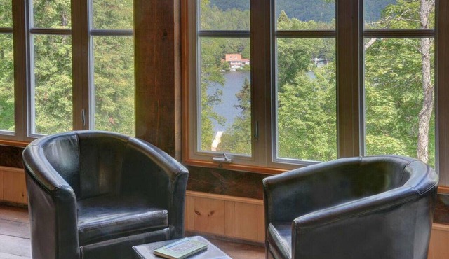 Rustic waterfront cottage