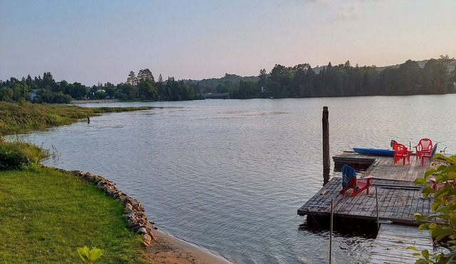 Secluded Lakefront Escape on 1.5 Acres of Pristine Waterfront