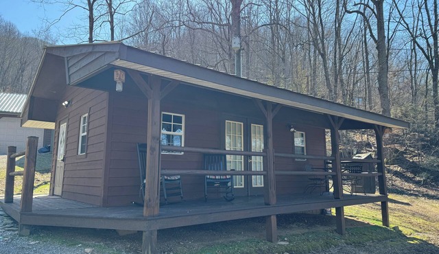 SMALL RUSTIC cabin, AC/heat, WiFi, dog friendly