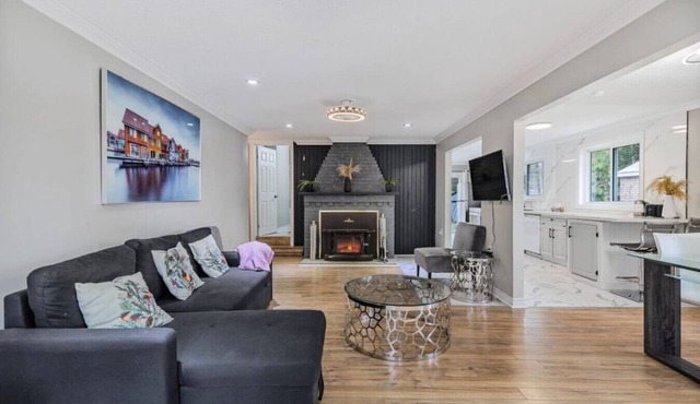 Snowmobile-In Riverside Suite with Sauna, Marina, Sleeps 6!